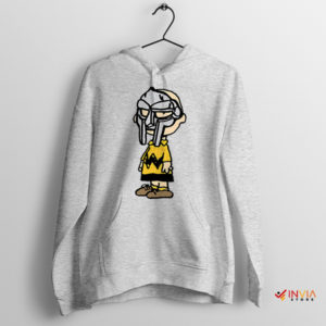 Charlie Brown Mask MF Doom Sport Grey Hoodie