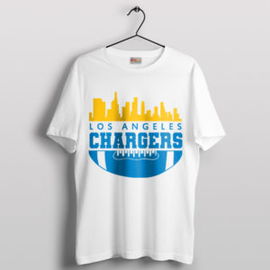 Cheap Graphic Los Angeles Chargers Merch White T-Shirt