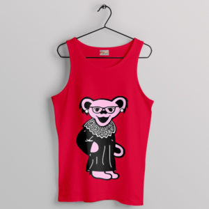 Cheap Teddy Bears Grateful Dead Red Tank Top