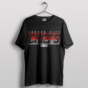 Chiefs Super Bowl Run It Back Black T-Shirt