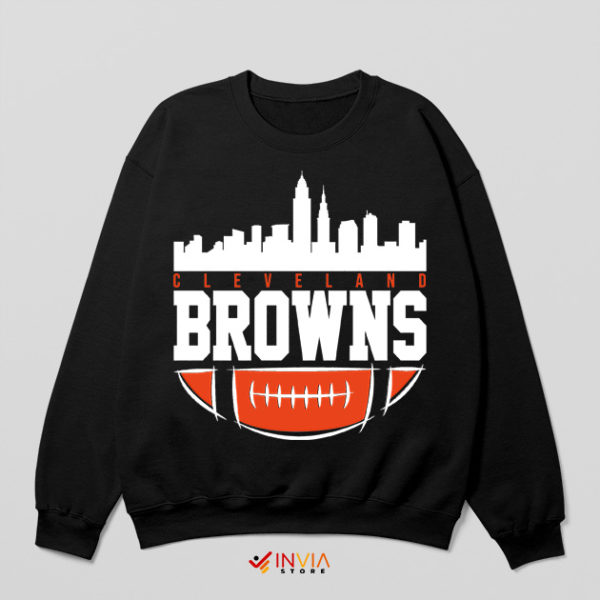 City View Stadium Cleveland Browns Black Sweatshirt