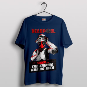 Clone Stormtrooper Deadpool Avengers Navy T-Shirt