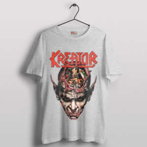 Coma of Souls Kreator Graphic Sport Grey T-Shirt