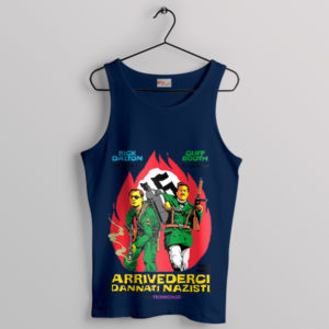 Comic Aldo Raine Inglourious Basterd Navy Tank Top