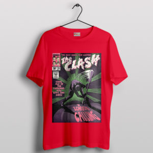 Comic Art London Calling the Clash 1979 Red T-Shirt