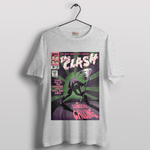 Comic Art London Calling the Clash 1979 Sport Grey T-Shirt