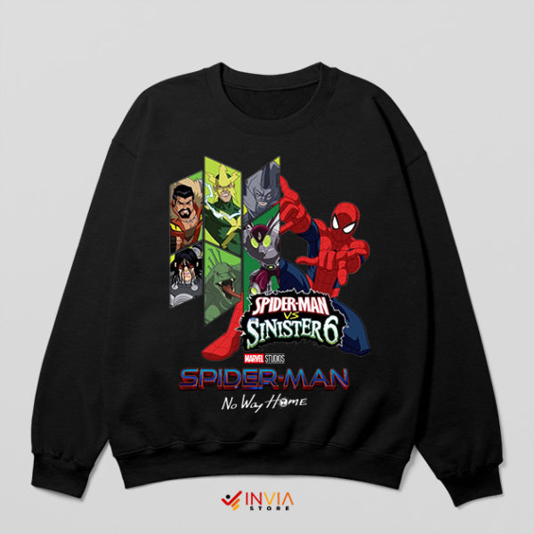 Comic Art Marvel Legends Sinister Six Black Sweatshirt