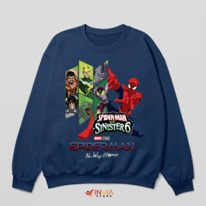 Comic Art Marvel Legends Sinister Six Navy Sweatshirt