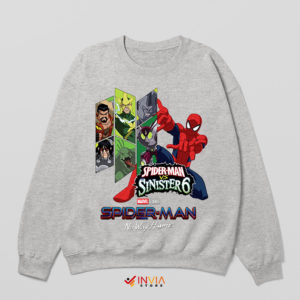 Comic Art Marvel Legends Sinister Six Sport Grey Sweatshirt