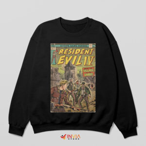 Comic Art Resident Evil Damnation Black Sweatshirt