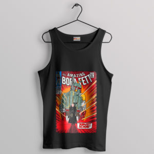 Comic Art Tribute Boba Fett Star Wars Black Tank Top