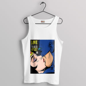 Comic Batman Love Will Tear Us Apart White Tank Top