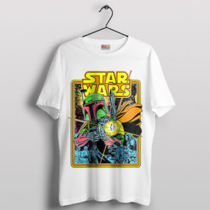 Comic Boba Fett Star Wars Visions White T-Shirt