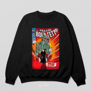 Comic Book Marvel Boba Fett Star Wars Black Sweatshirt