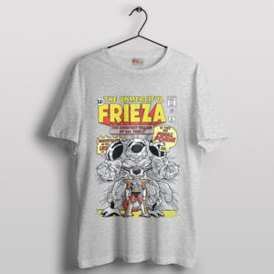 Comic Final Form Frieza Dragon Ball Sport Grey T-Shirt