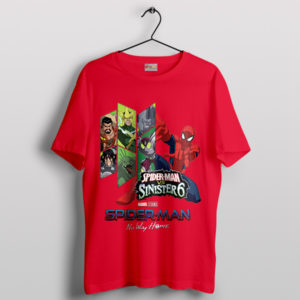 Comic No Way Home Original Sinister 6 Red T-Shirt