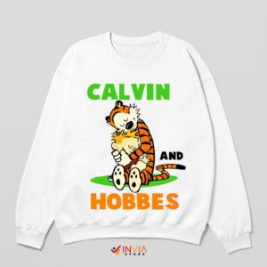 Comic Strip Art Calvin Hobbes Sweatshirt