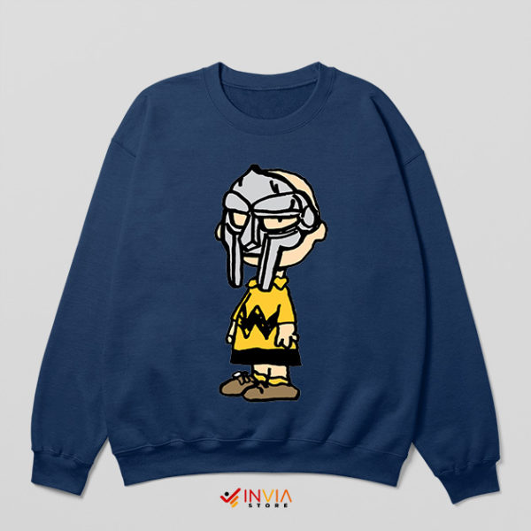 Comic Strip MF Doom Halloween Navy Sweatshirt