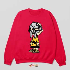 Comic Strip MF Doom Halloween Red Sweatshirt