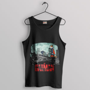 Comic Strip The Batman Batmobile Black Tank Top