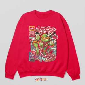 Comic art The Amazing Ninja Turtles Red Sweatshirt