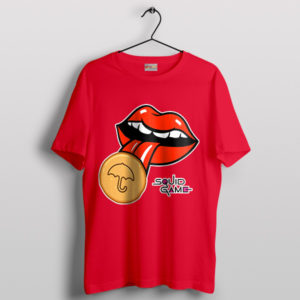 Cookie's Squid Game 2 Rolling Stone Red T-Shirt