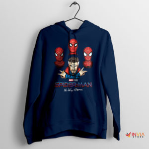 Cover Art Bohemian Rhapsody Spider Man Navy Hoodie