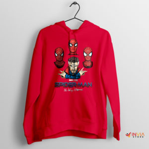 Cover Art Bohemian Rhapsody Spider Man Red Hoodie