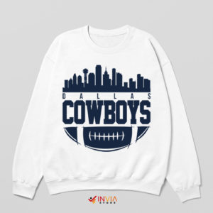 Cowboys Merch Dallas City Center Sweatshirt