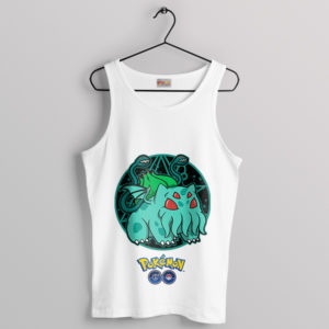 Cthulhu Bulbasaur Pokémon GO White Tank Top