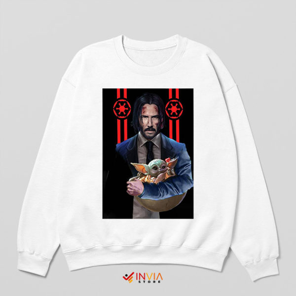 Cute Grogu John Wick Chapter 4 Sweatshirt