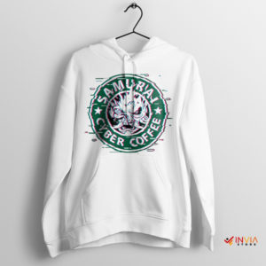 Cyberpunk Aesthetic Coffeehouses White Hoodie