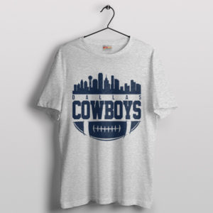 Dallas City Tour Cowboys Team Sport Grey T-Shirt