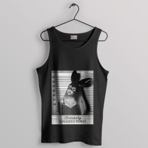 'Dangerous Woman Era Ariana Grande Black Tank Top