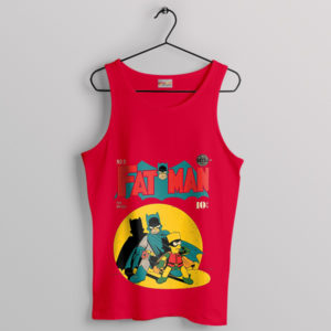 Dark Knight Bart Man Simpsons Red Tank Top