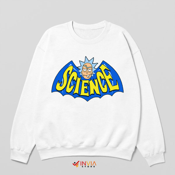 Dark Knight The Batman Rick Morty White Sweatshirt