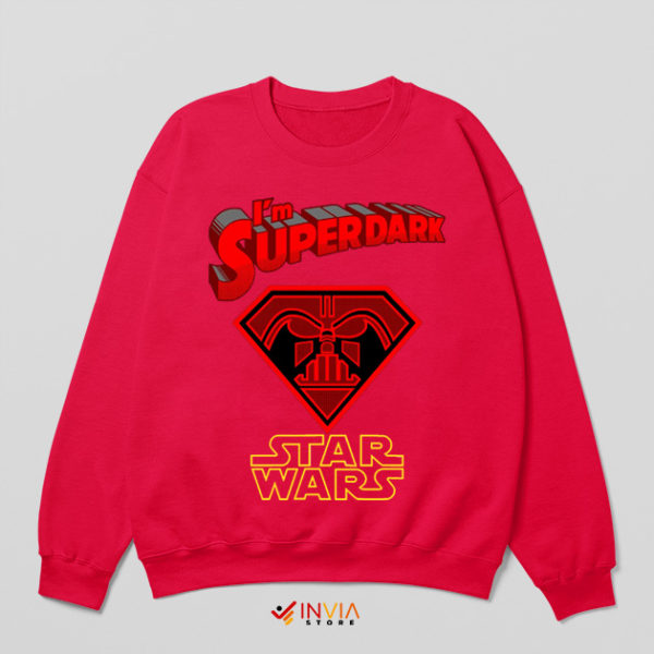 Darth Vader Symbol Superman Legacy Red Sweatshirt