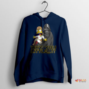 Darth Vader and Bart Simpson's Memorable Navy Hoodie