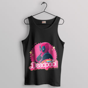 Deadpool 3 Barbie Symbol Movie Black Tank Top