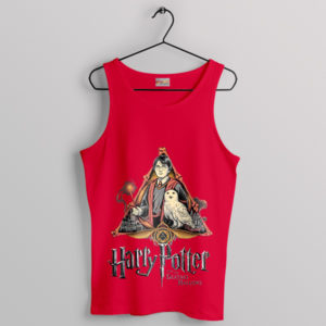 Deathly Hallows Symbol Forbidden Forest Red Tank Top