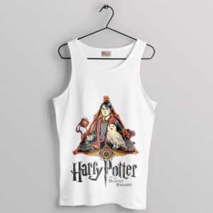 Deathly Hallows Symbol Forbidden Forest White Tank Top