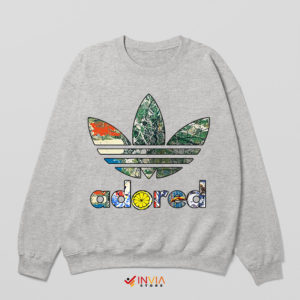 Design Adidas Symbol Adored Sport Grey Sweatshirt