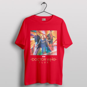 Doctor Who 13 Flux Series Art Red T-Shirt