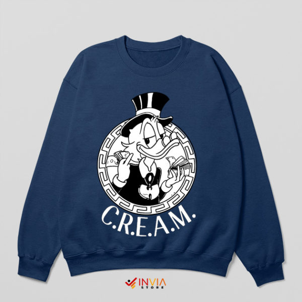 Donald Duck Day Cream Wu Tang Navy Sweatshirt