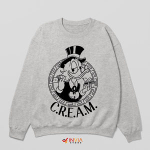 Donald Duck Day Cream Wu Tang Sport Grey Sweatshirt