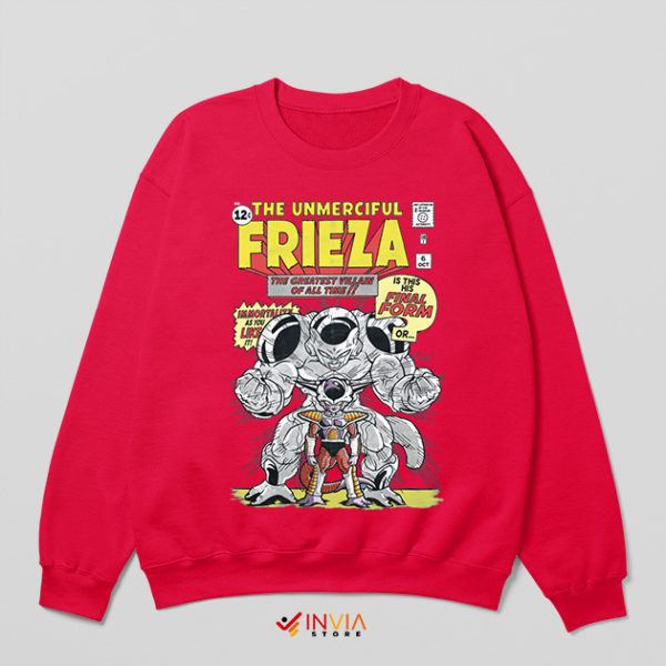 Emperor Frieza Stronger Comic Red Sweatshirt