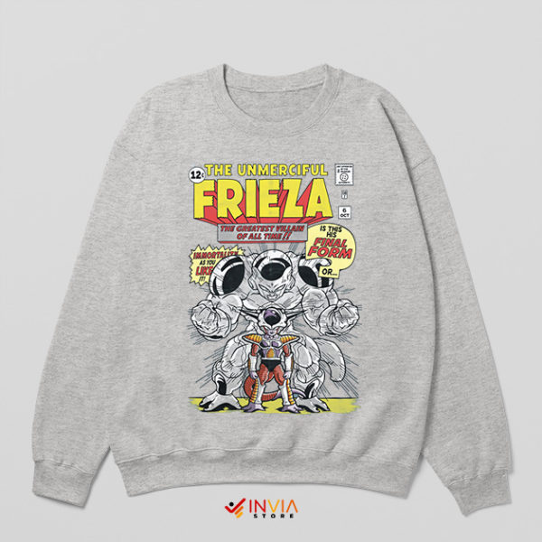 Emperor Frieza Stronger Comic Sport Grey Sweatshirt