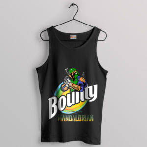 Empire Strikes Back Boba Fett Bounty Black Tank Top