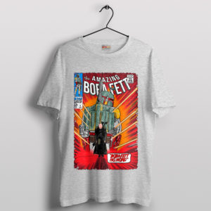 Epic Boba Fett Star Wars Comic Art Sport Grey T-Shirt