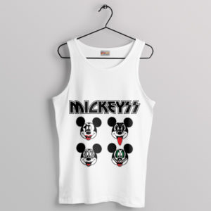 Evil Mickey Mouse Kiss Band Tank Top